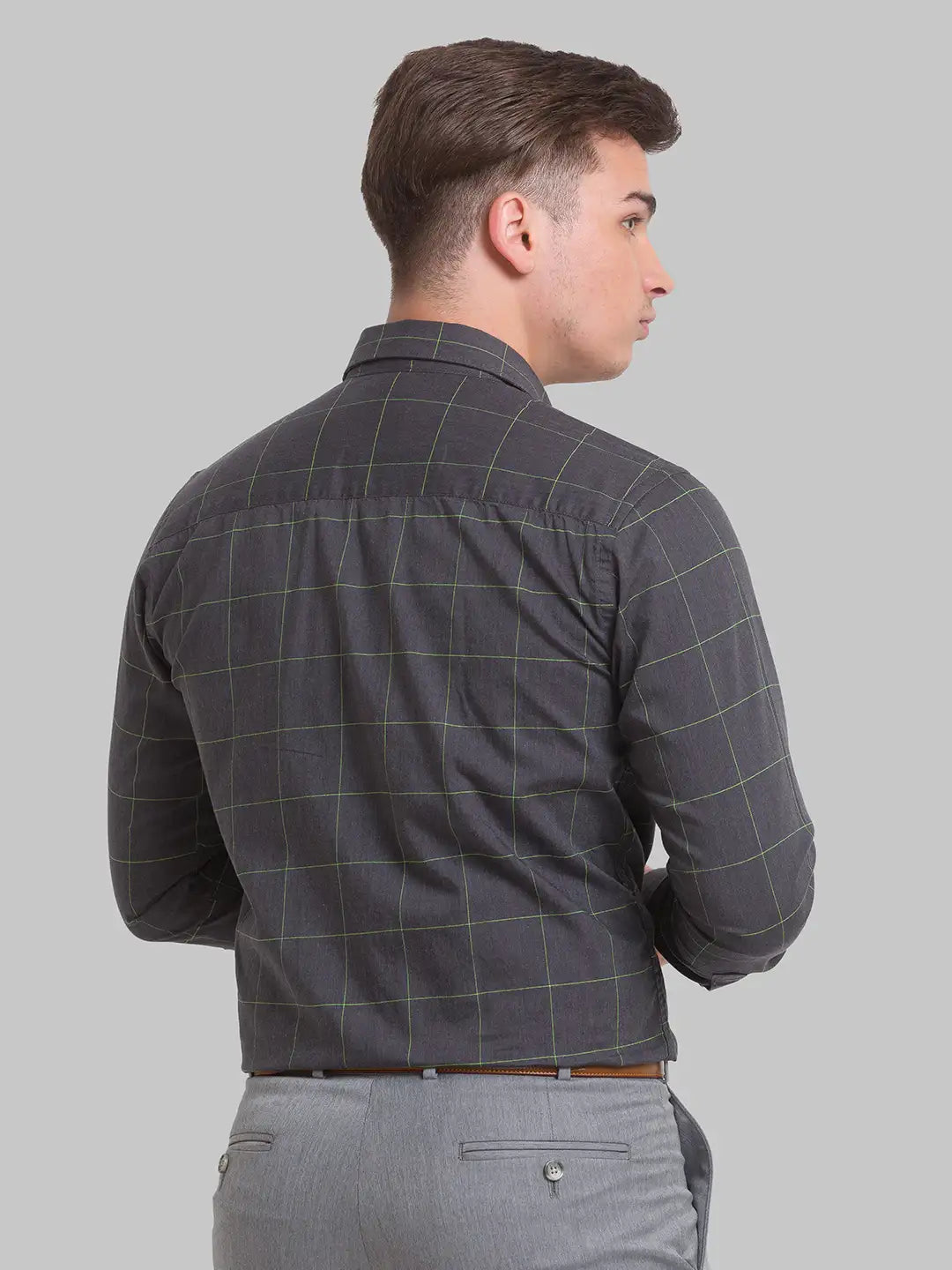 Men Slim Fit Blue Shirt