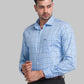 Men Slim Fit Blue Shirt