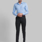 Men Slim Fit Blue Shirt
