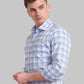 Men Slim Fit Grey Shirt