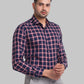 Men Slim Fit Blue Shirt