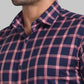 Men Slim Fit Blue Shirt