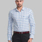 Men Slim Fit Blue Shirt