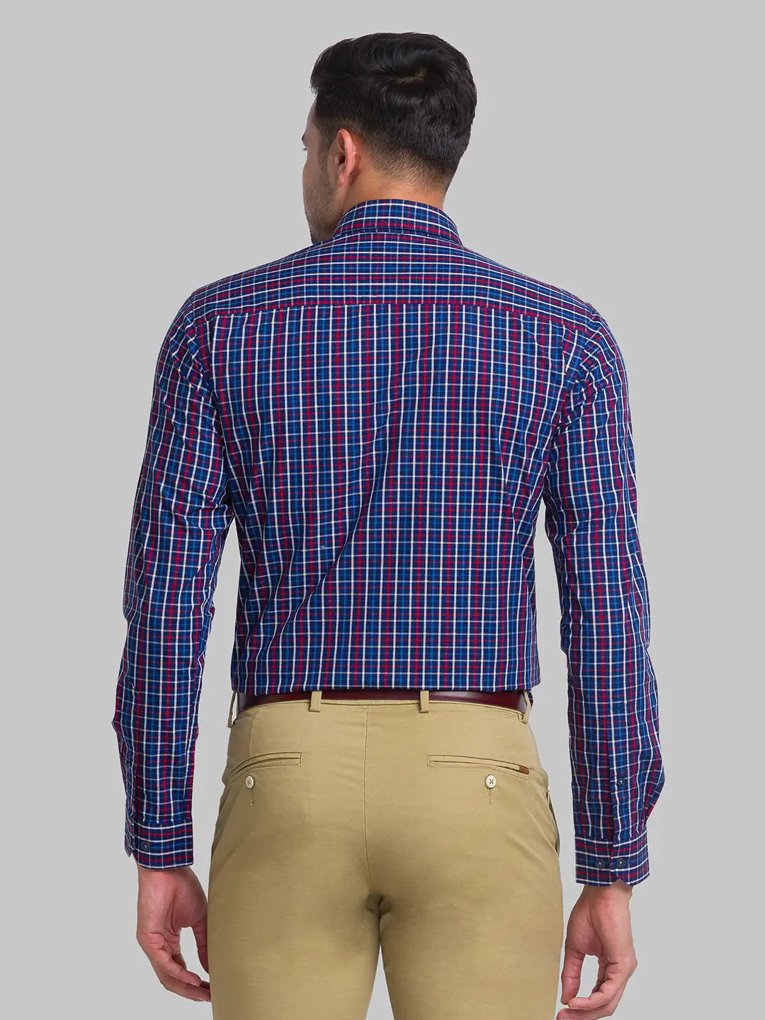 Men Slim Fit Red Shirt