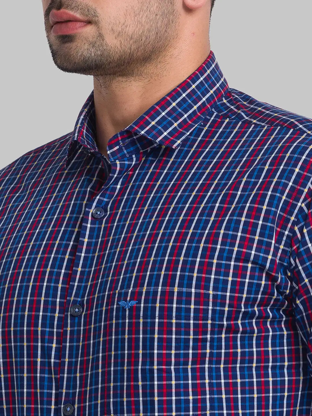Men Slim Fit Red Shirt