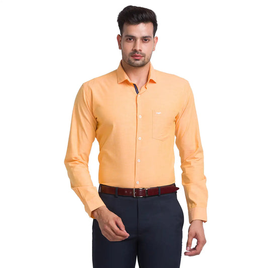 Men Slim Fit Green Shirt