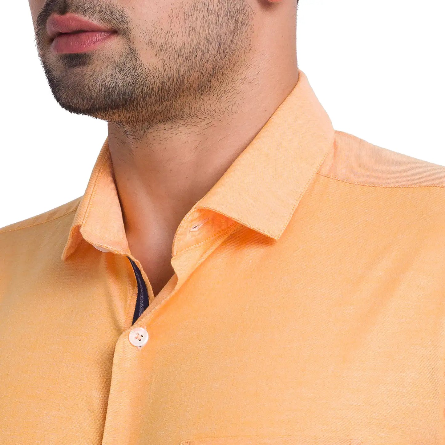 Men Slim Fit Green Shirt