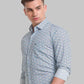 Men Slim Fit Green Shirt