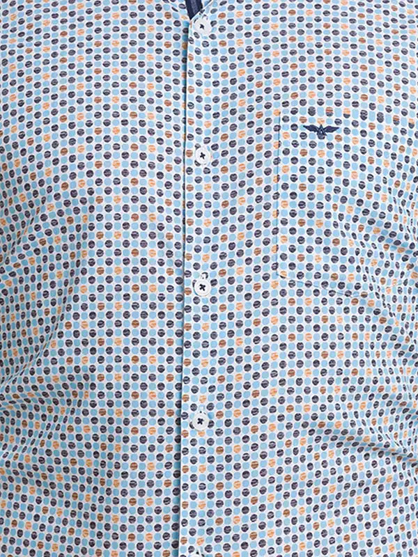 Men Slim Fit Green Shirt