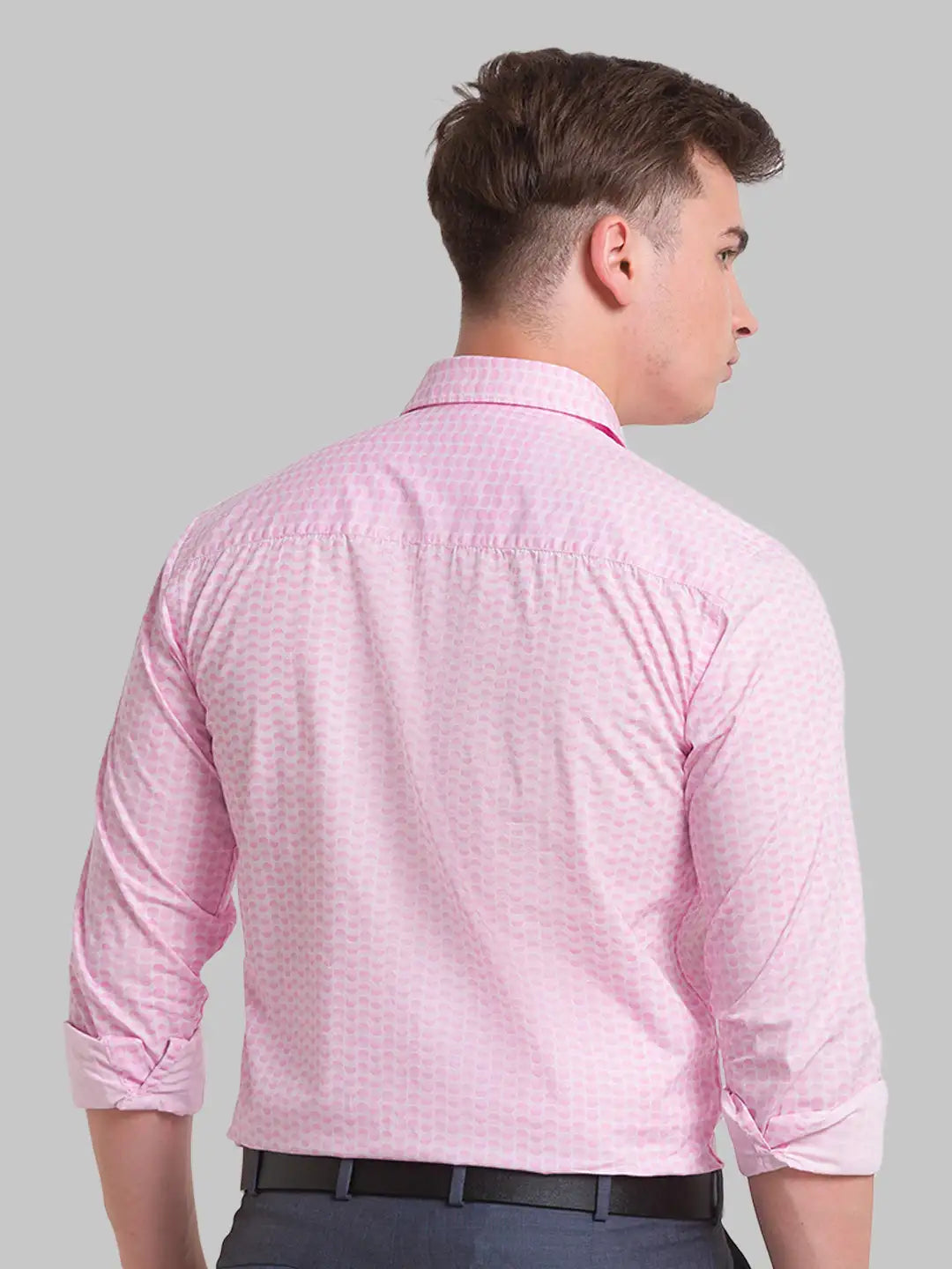 Men Slim Fit Blue Shirt
