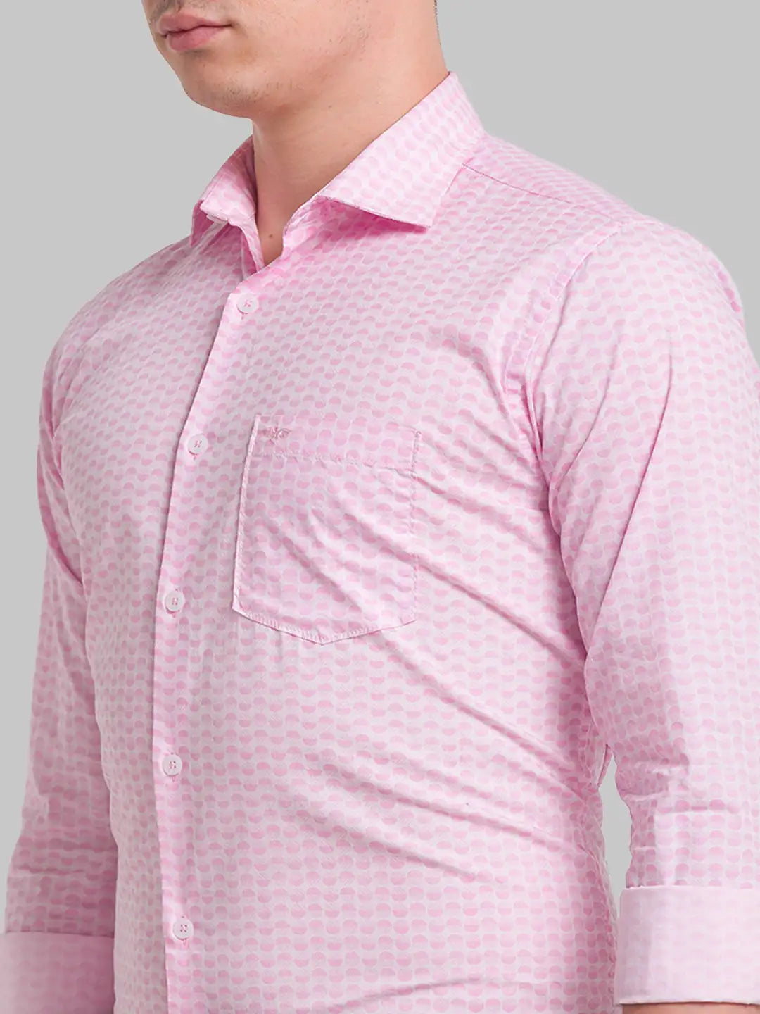 Men Slim Fit Blue Shirt