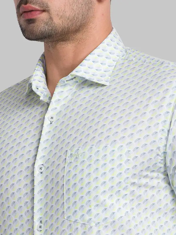 Men Slim Fit Blue Shirt