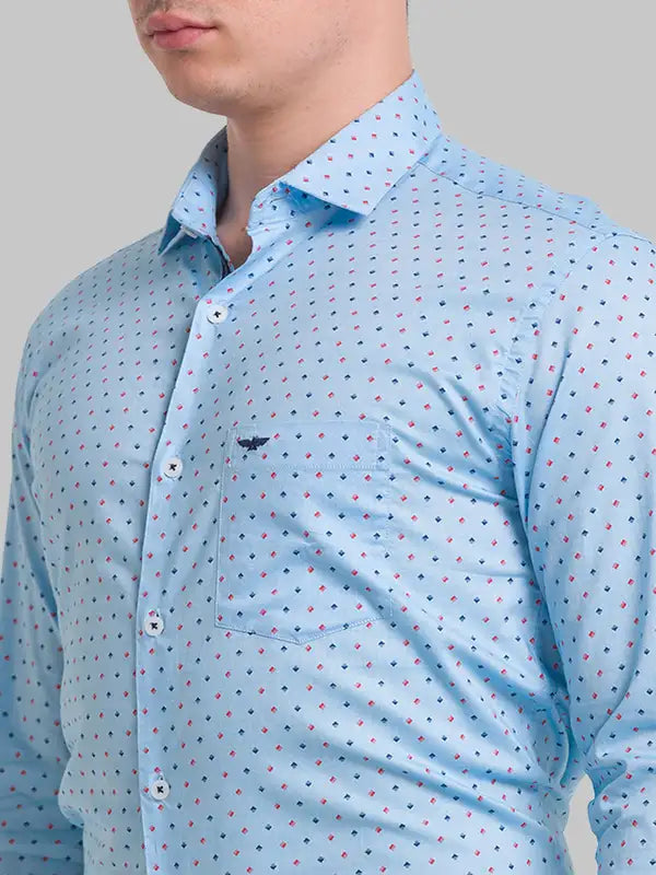 Men Slim Fit White Shirt