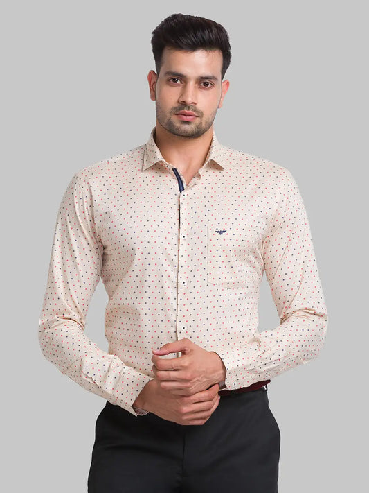 Men Slim Fit Blue Shirt