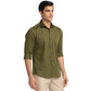 Men Slim Fit Light Blue Shirt