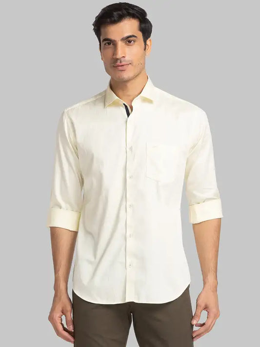 Men Slim Fit Red Shirt