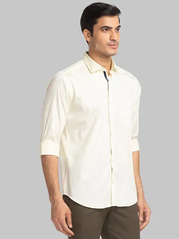 Men Slim Fit Red Shirt