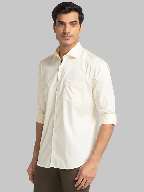 Men Slim Fit Red Shirt