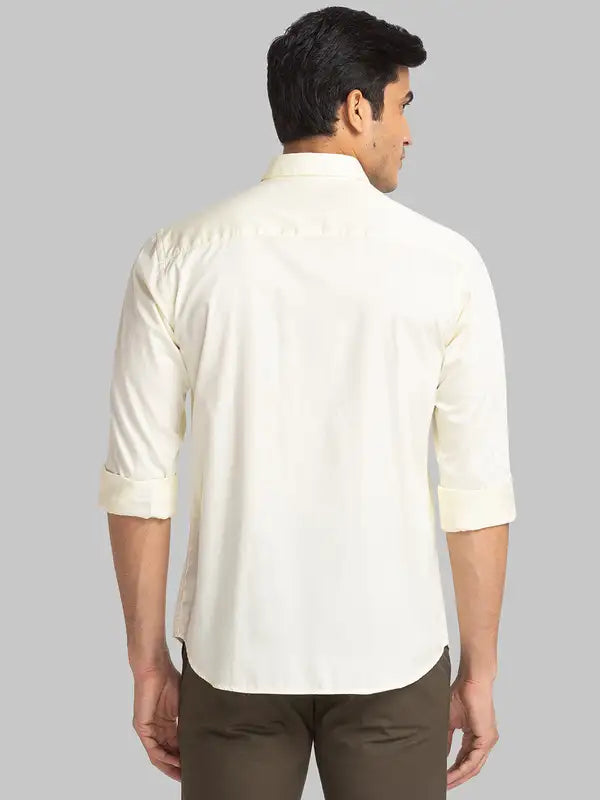Men Slim Fit Red Shirt