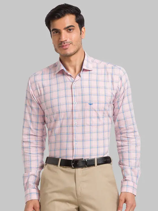Men Slim Fit Yellow Shirt