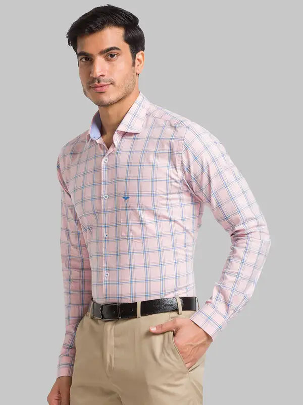 Men Slim Fit Yellow Shirt