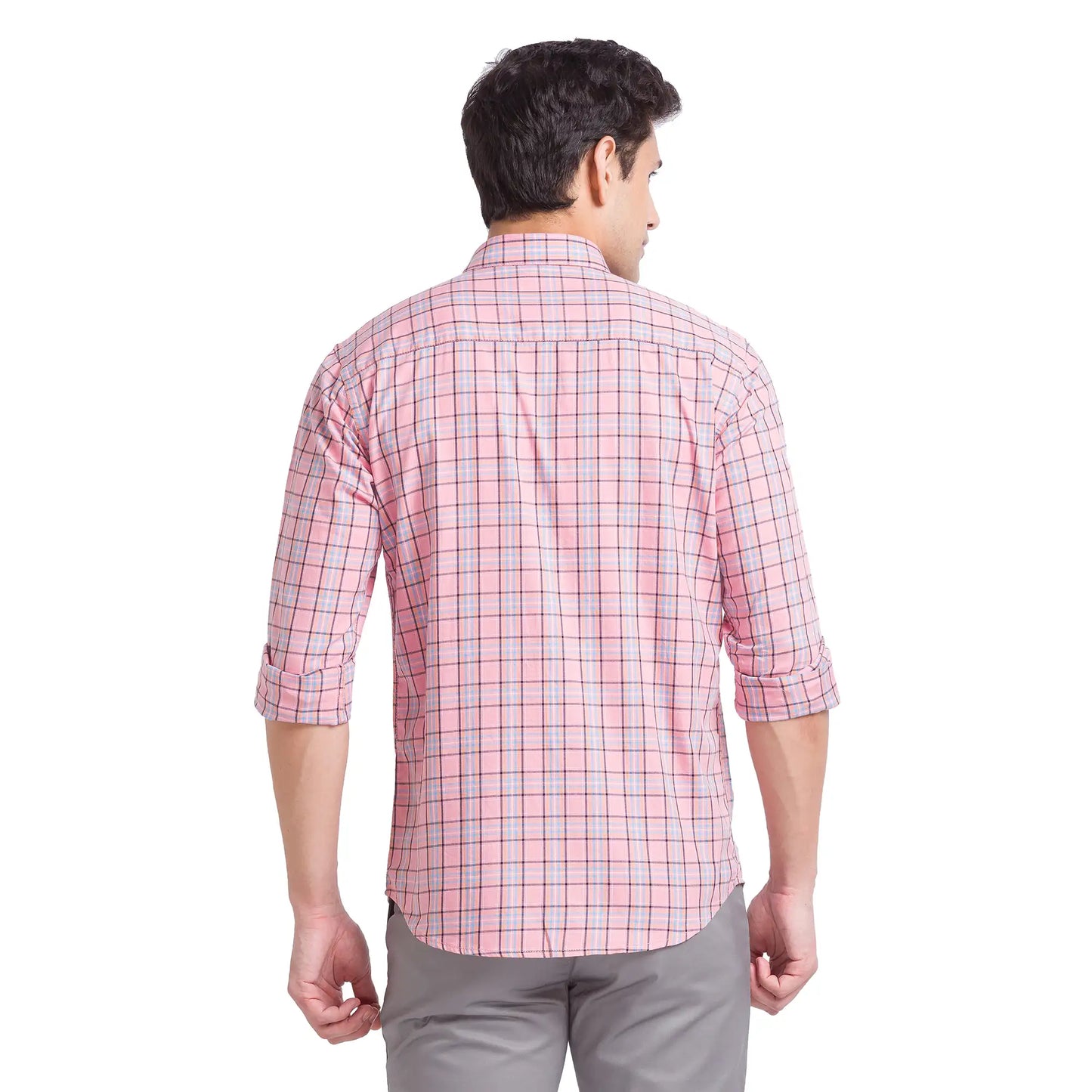 Men Slim Fit Blue Shirt