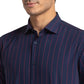Men Slim Fit Green Shirt