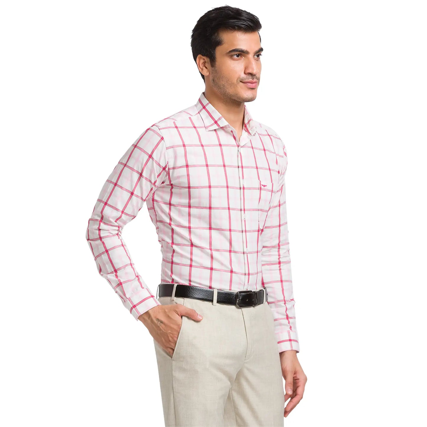 Men Slim Fit Blue Shirt