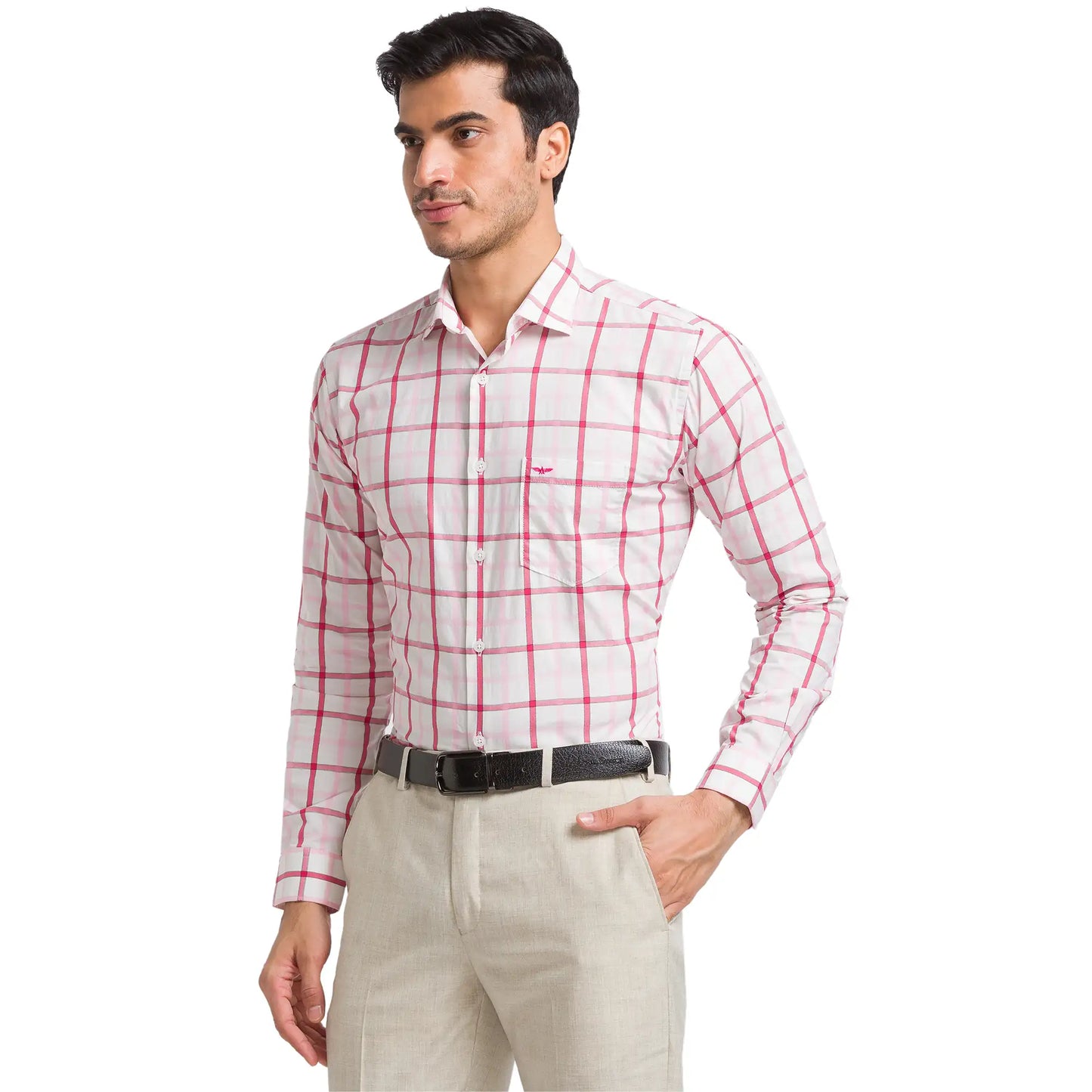 Men Slim Fit Blue Shirt