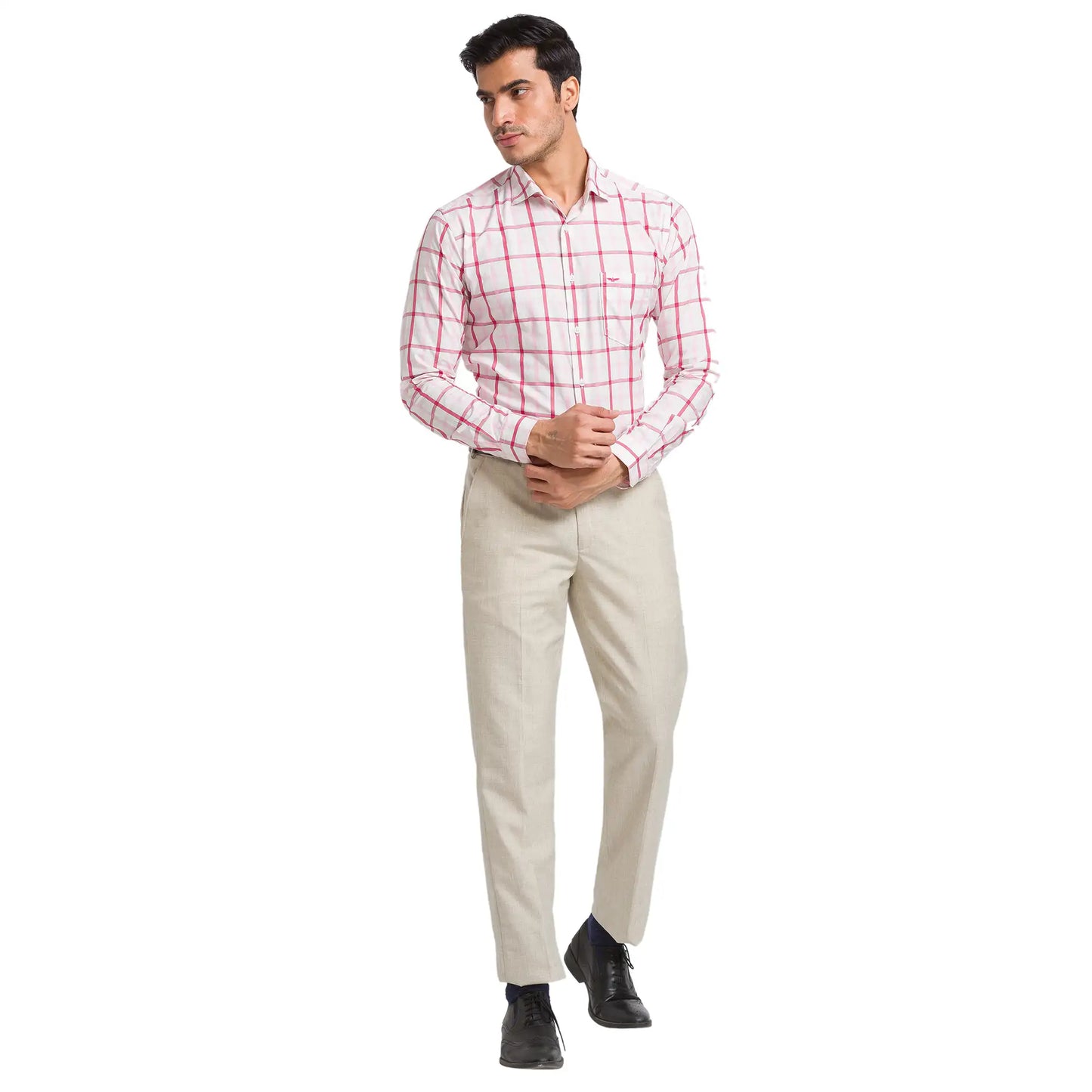 Men Slim Fit Blue Shirt