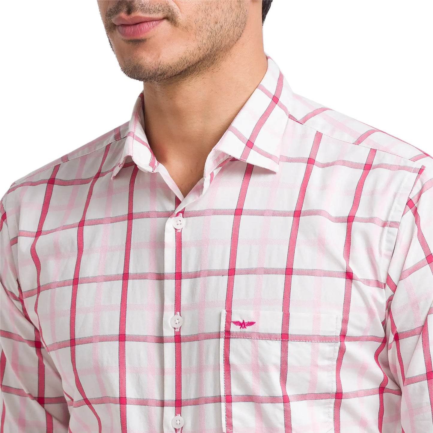 Men Slim Fit Blue Shirt