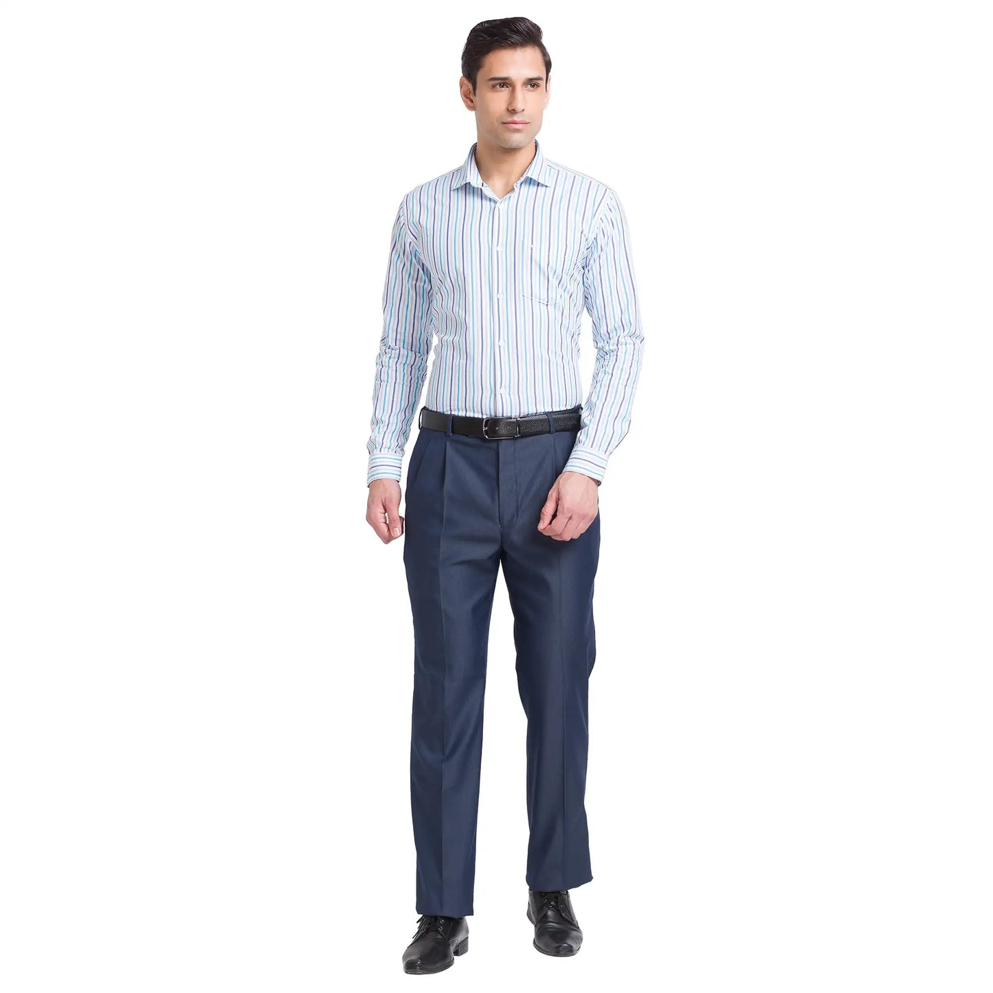 Men Slim Fit Green Shirt