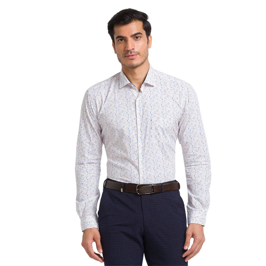 Men Slim Fit Light Blue Shirt