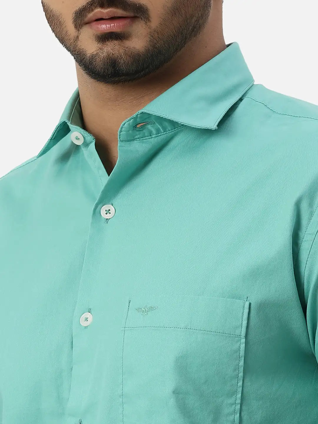 Men Slim Fit Red Shirt