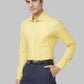 Men Slim Fit Orange Shirt