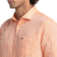 Men Slim Fit Light Fawn Shirt