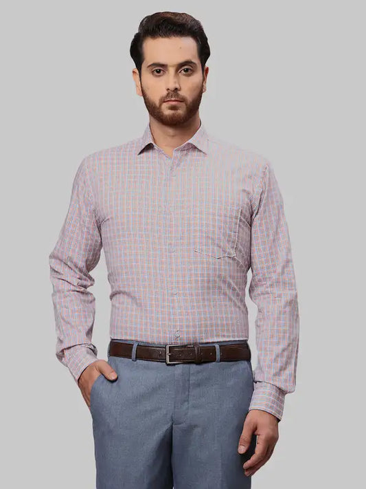 Men Slim Fit Violet Shirt