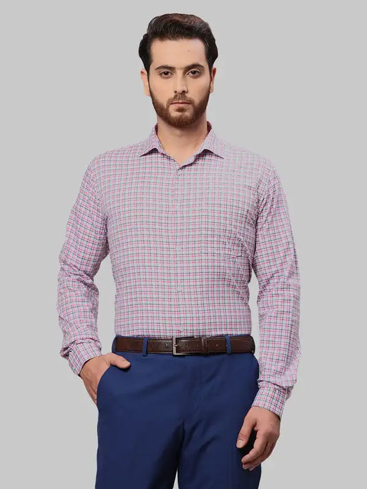 Men Slim Fit Violet Shirt