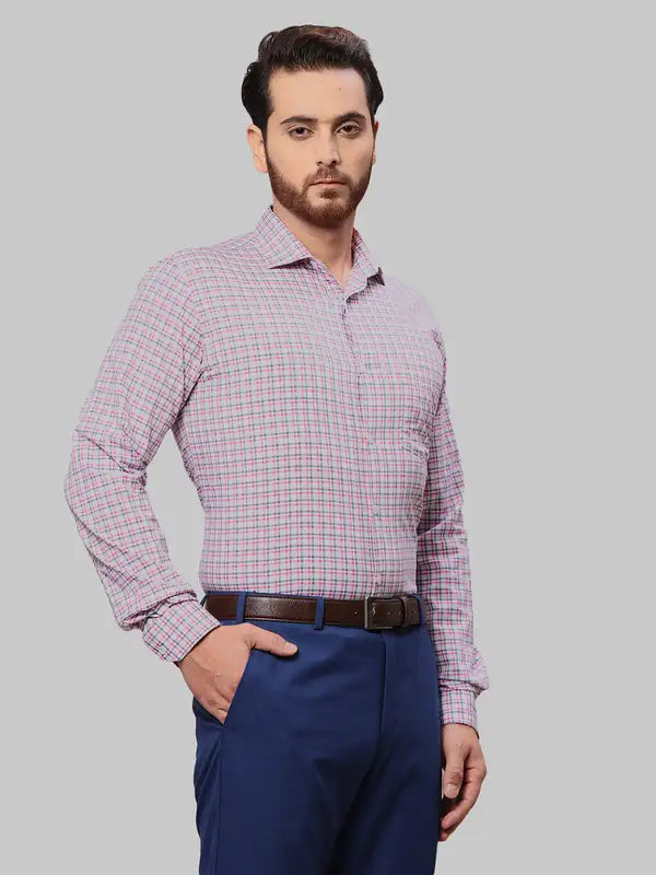 Men Slim Fit Violet Shirt