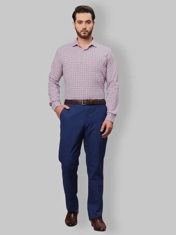 Men Slim Fit Violet Shirt