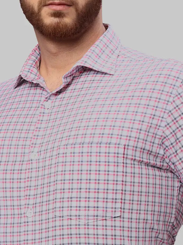 Men Slim Fit Violet Shirt