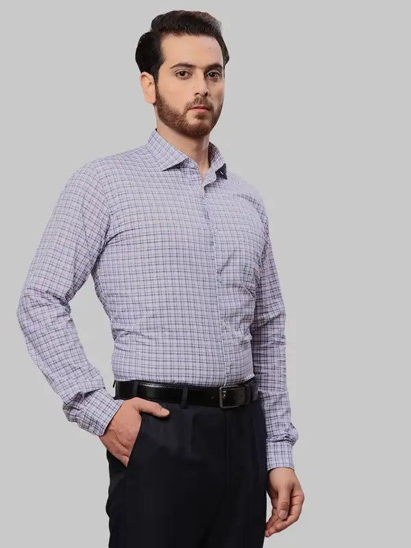 Men Slim Fit Grey Shirt