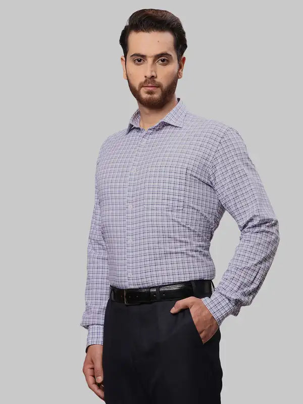 Men Slim Fit Grey Shirt