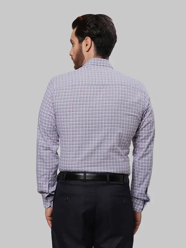 Men Slim Fit Grey Shirt