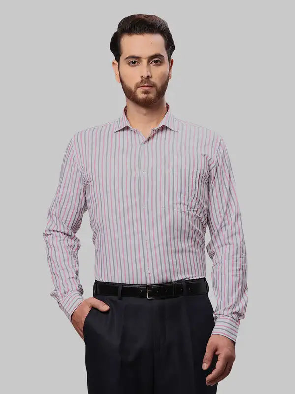 Men Slim Fit Blue Shirt