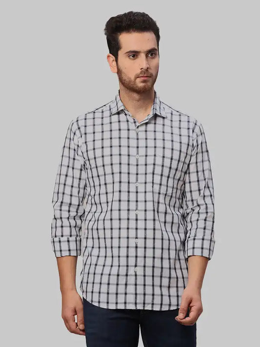Men Slim Fit Maroon Shirt