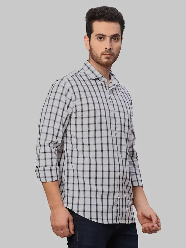 Men Slim Fit Maroon Shirt