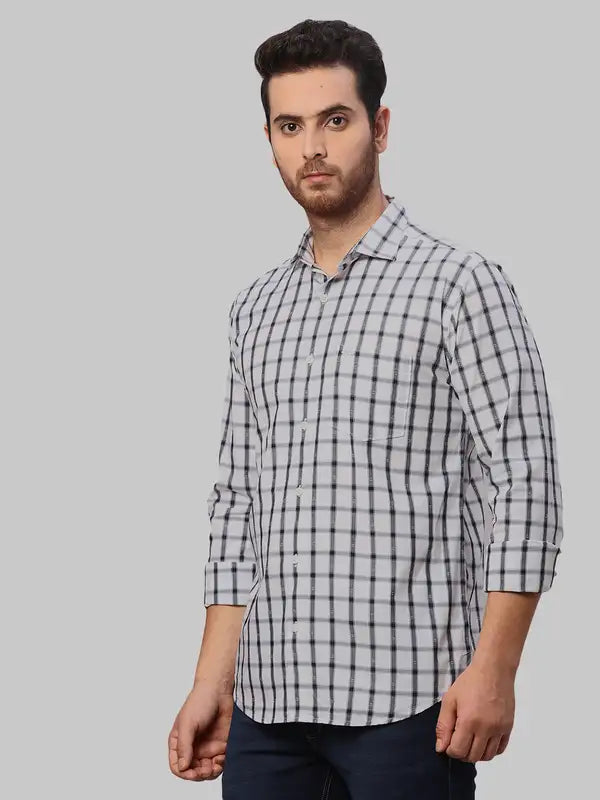 Men Slim Fit Maroon Shirt