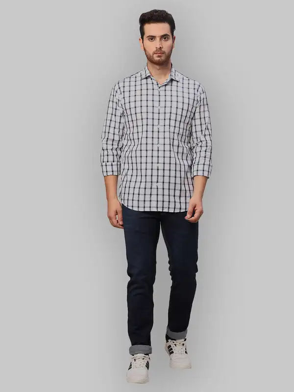 Men Slim Fit Maroon Shirt