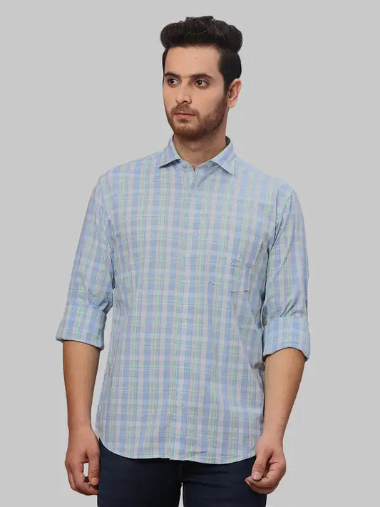 Men Slim Fit Fawn Shirt